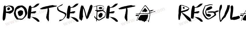 PoetsenBeta08 Regula字体转换